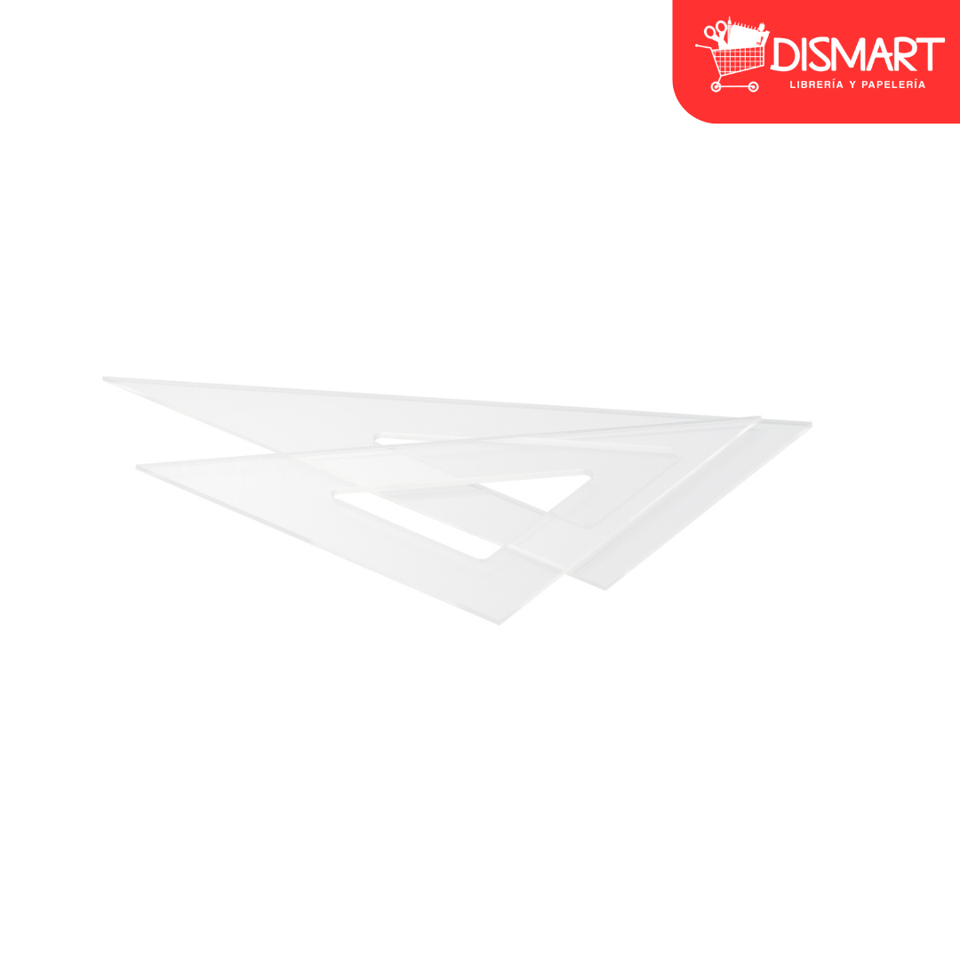 Escuadras acrilicas fast ep25b con bisel setx2