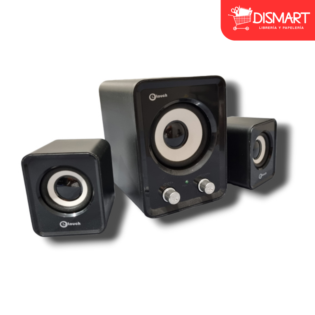Bocina / parlante usb woofer y 2 bocinas satelitales 11 watts rms