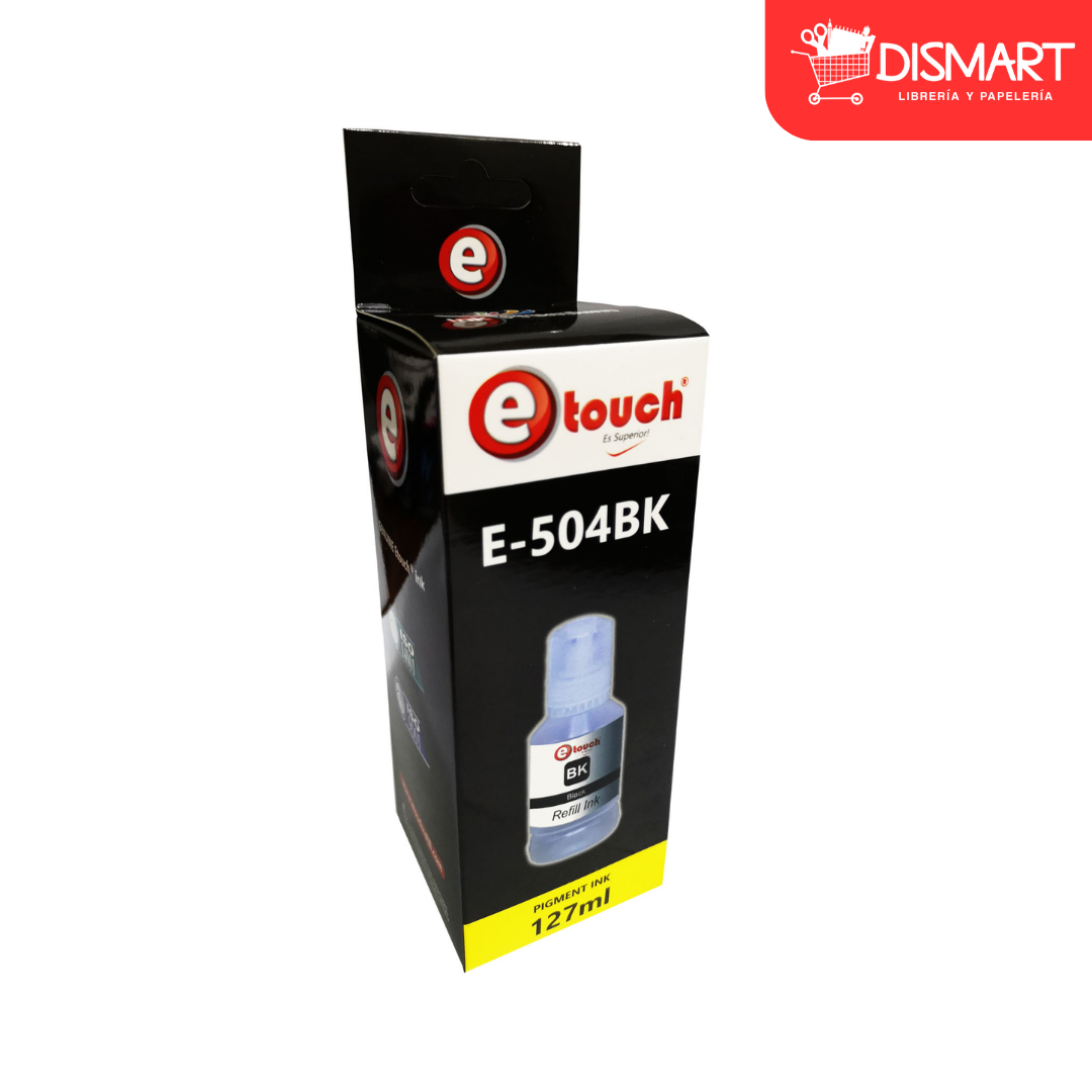 Tinta p/impresora epson 502 - 504 negro etouch®