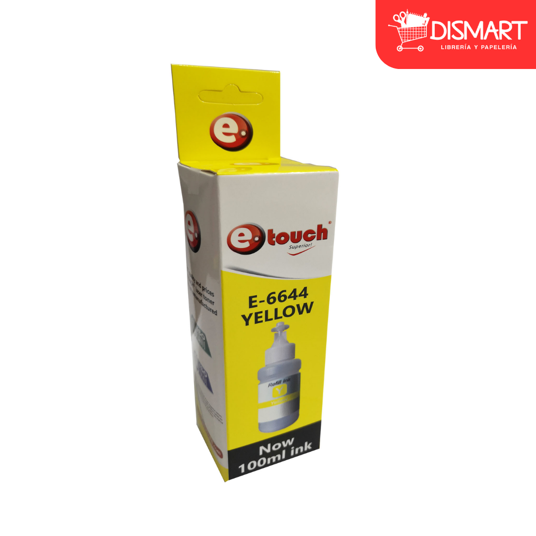 Tinta p/impresora epson ecotank genuina etouch® series l #664 amarillo