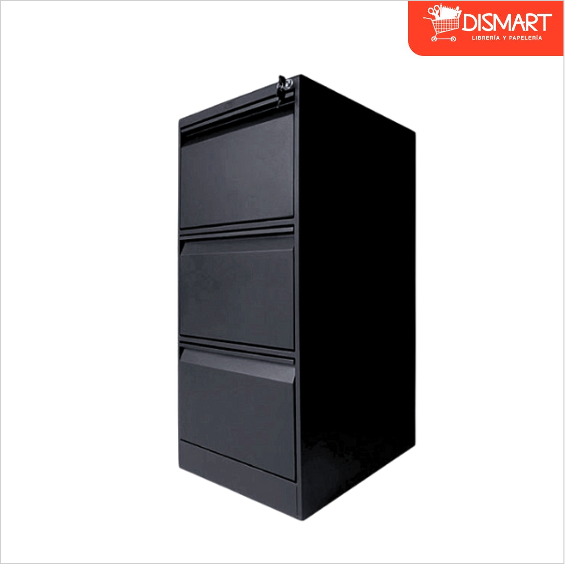 Archivo Metalico de 3 Gavetas con Sistema Anti-Vuelco (DP-083)