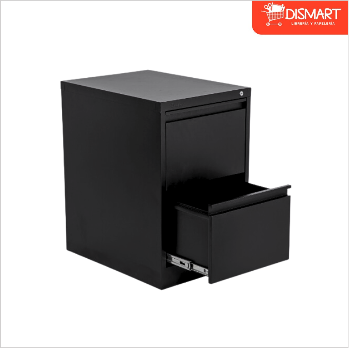 Archivo Metalico de 2 Gavetas con Sistema Anti-Vuelco (DP-082)