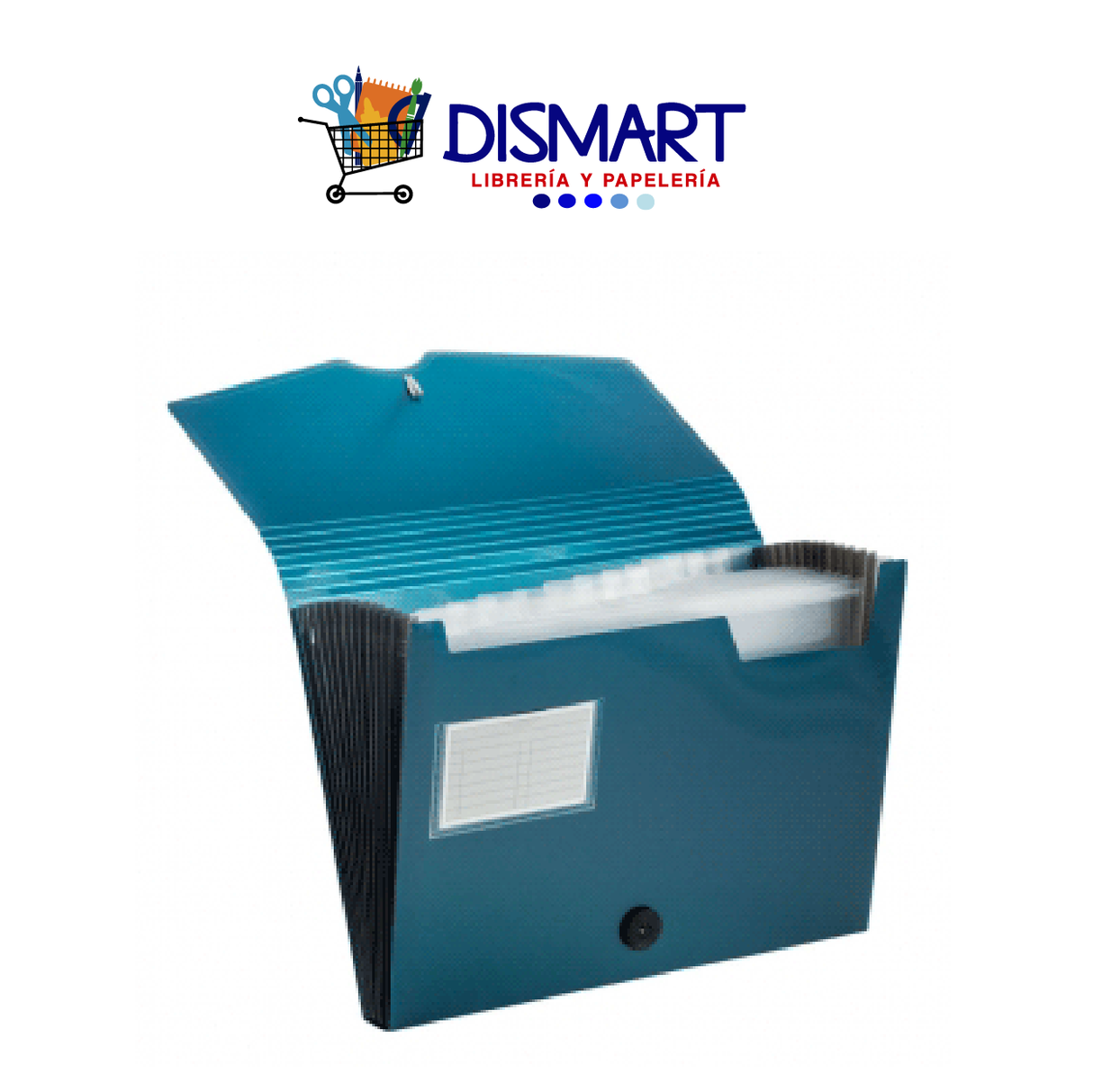 Archivador Expandible Carta Azul 13 div.