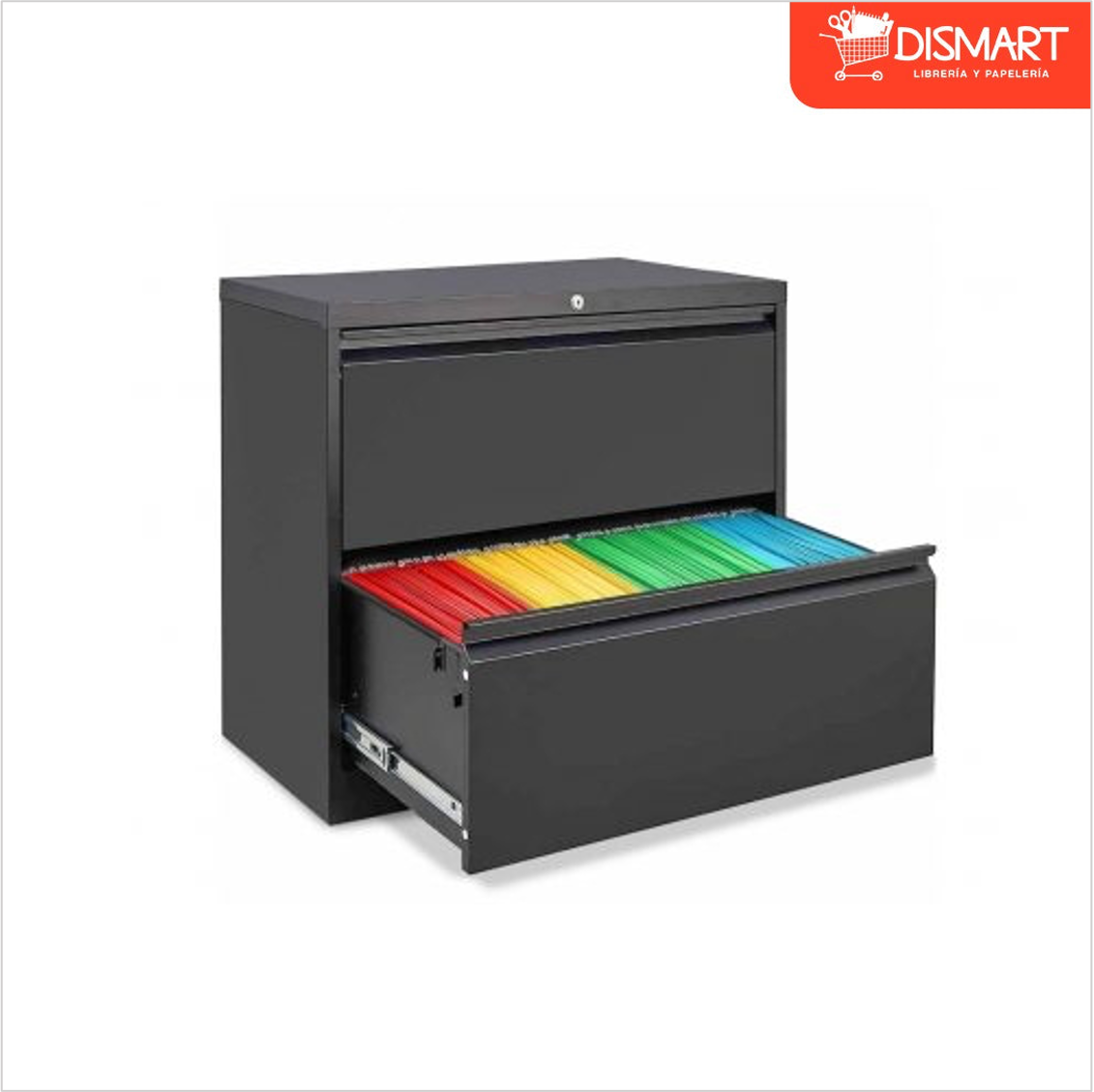 Archivo Metalico Horizontal de 2 Gavetas (B-07)