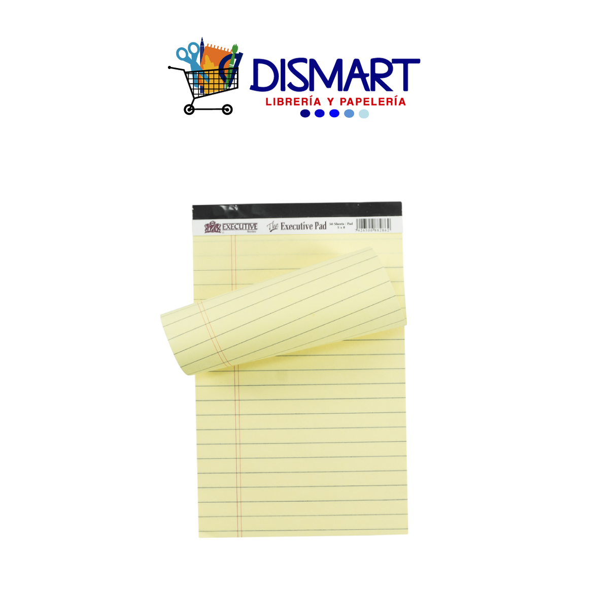 Block Rayado 50H Amarillo Media Carta
