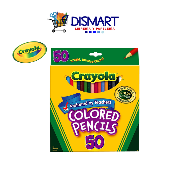 Crayon Madera 50 col Largo Crayola