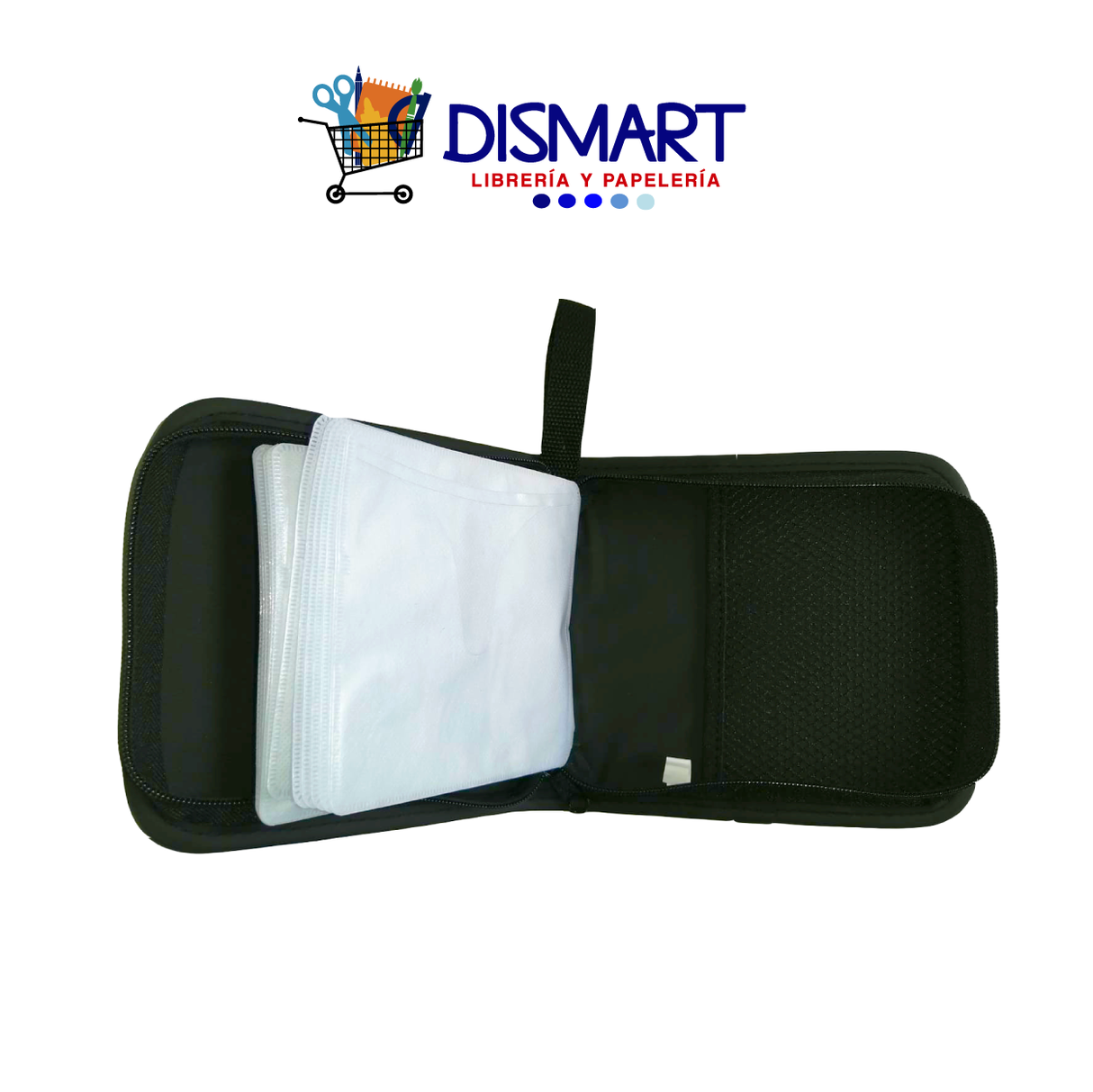 Estuche Para CD/DVD Azul/Negro