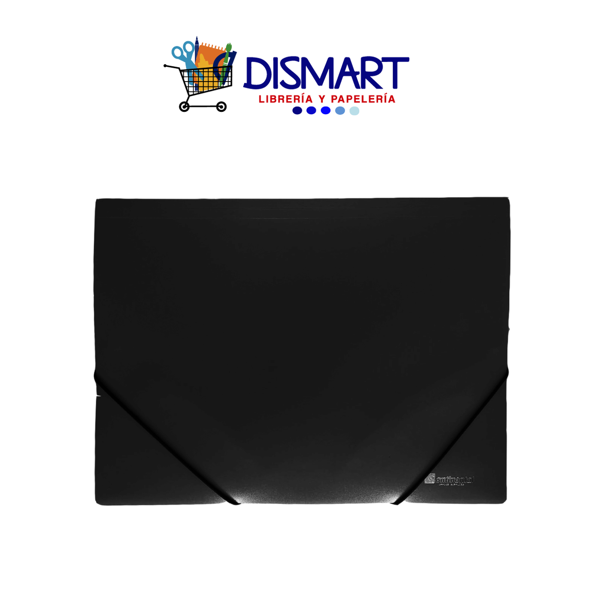 Folder Español Plástico Carta Negro