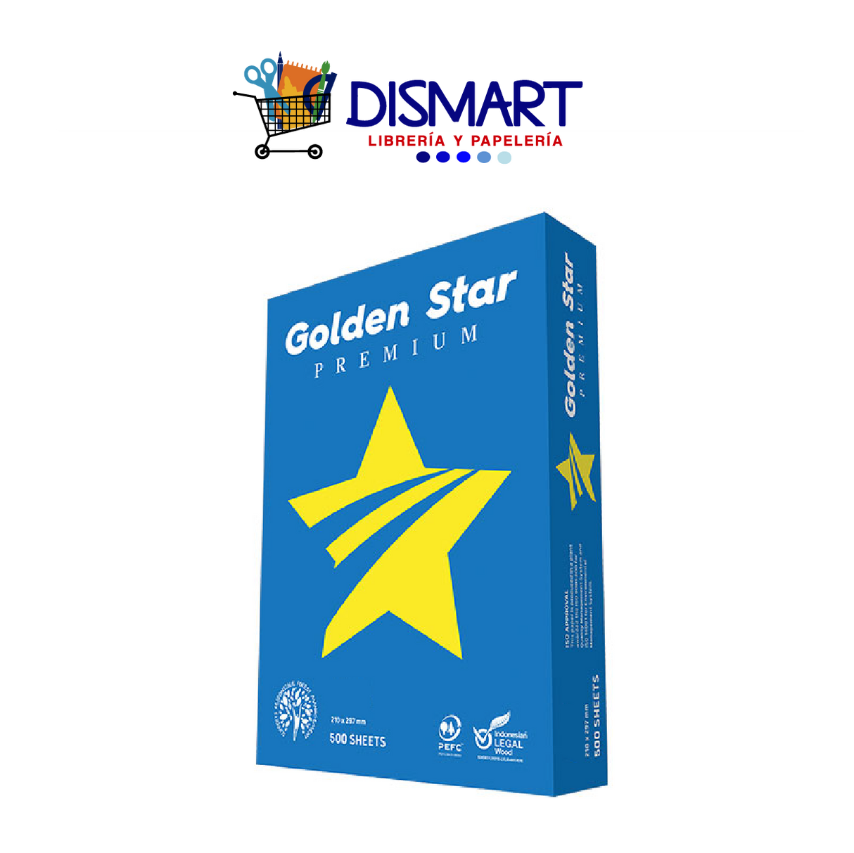 Papel Bond 75gr Oficio 500H GoldenStar
