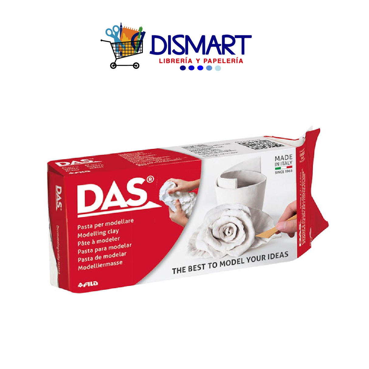 Masa Moldeable Blanco 1/2 kl Das