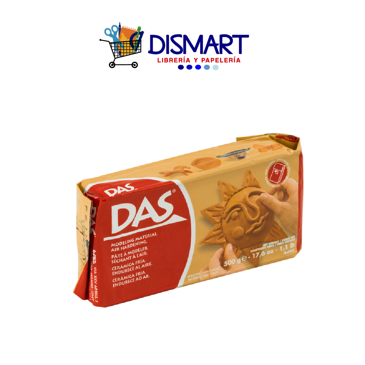 Masa Moldeable Terracota 1/2 kl Das