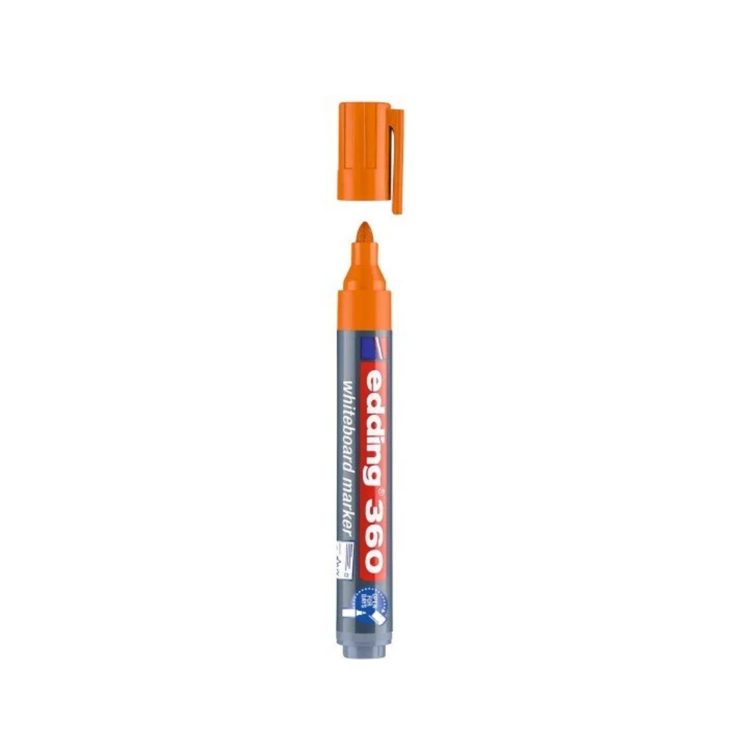 Marcador Pizarra Edding 360 Recargable Anaranjado