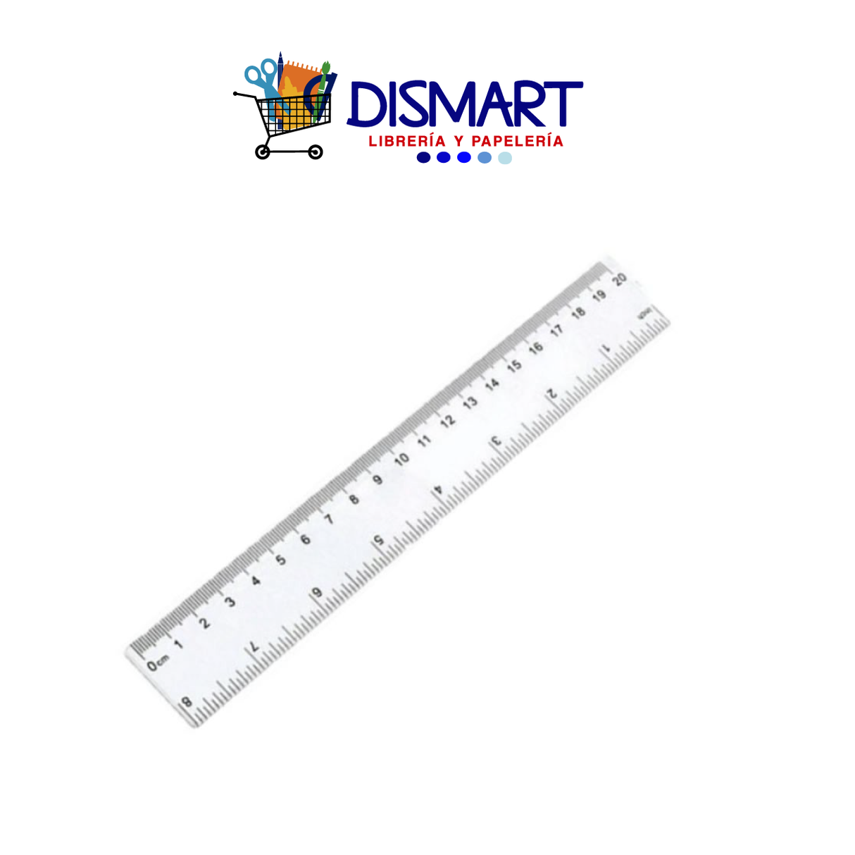Regla Plastica 20cm Bolik