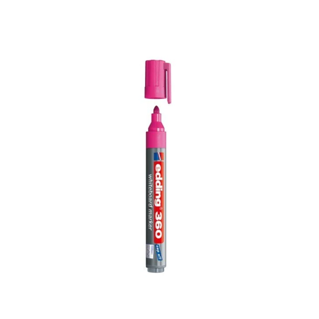 Marcador Pizarra Edding 360 Recargable Rosado