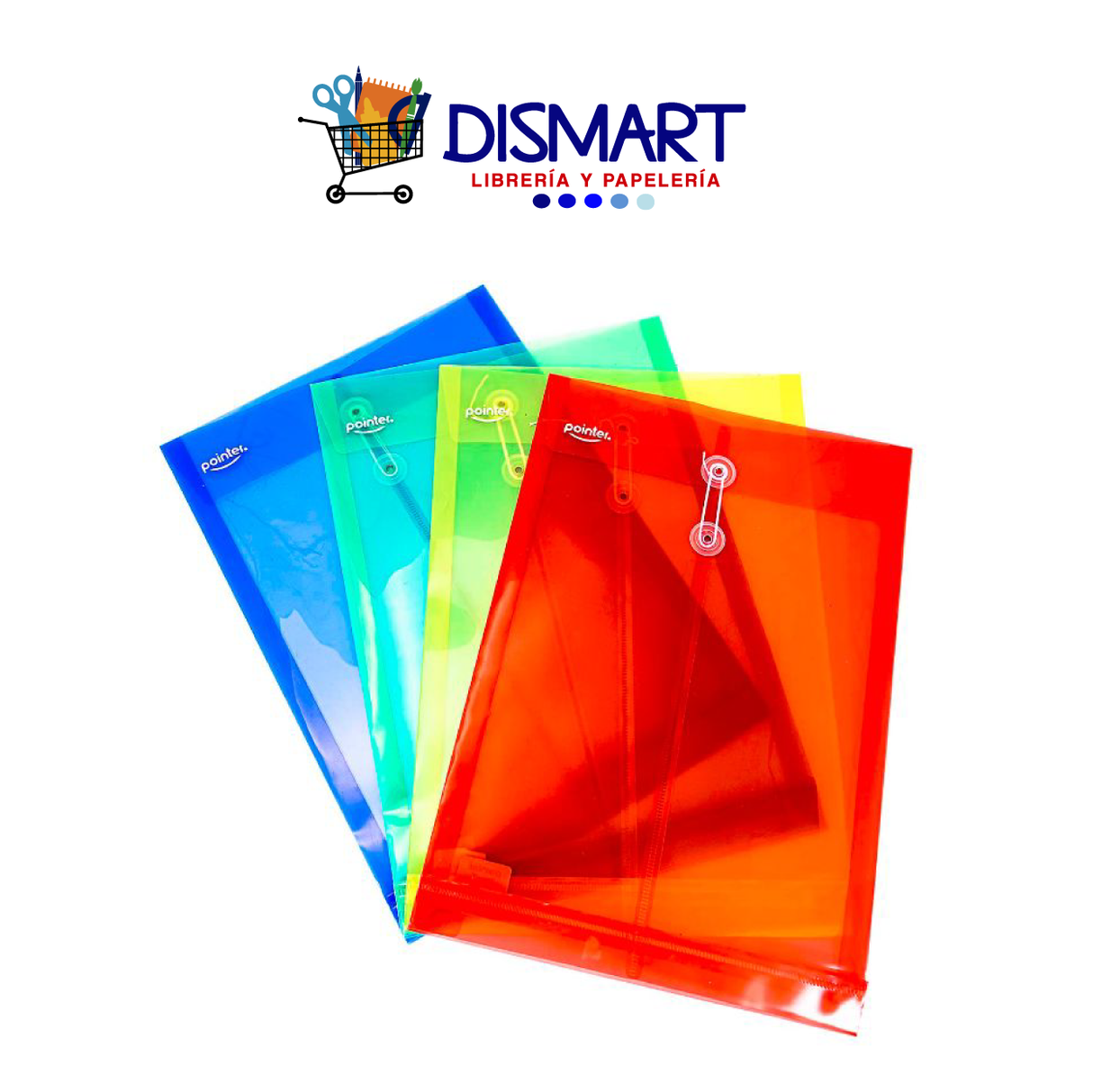 Sobre Plastico Pita Oficio Colores Surtidos