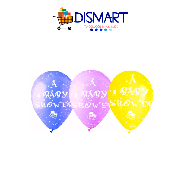 Globo Estándar #12 Baby Shower Estándar 12pcs. Flexouniversal