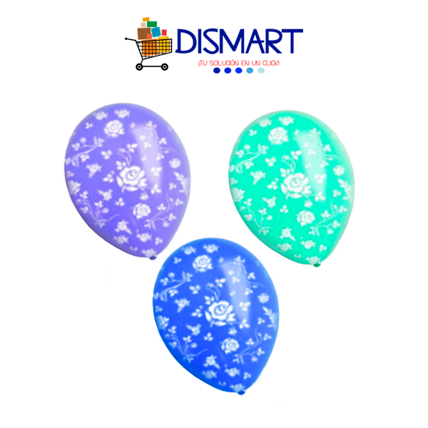 Globo Estándar #12 Rosas Estándar 12pcs. Flexouniversal