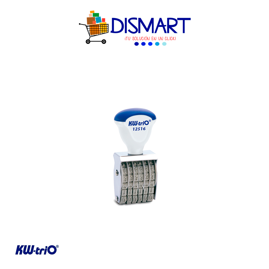 Numeradora Sello 5mm 6 dígitos KW Trio