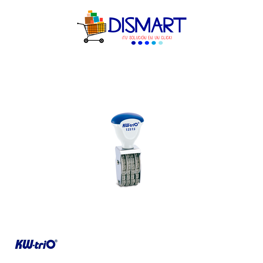 Numeradora Sello 4mm 4digitos KW Trio