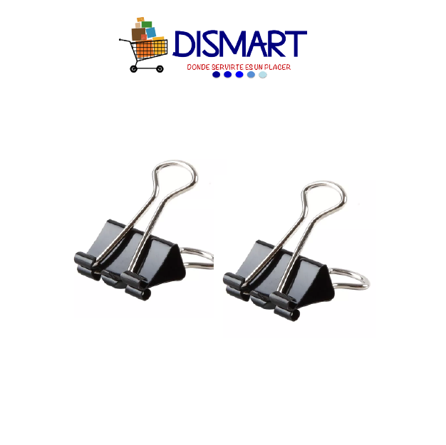 Binder Clip (Prensa Papeles) Negro - 25mm