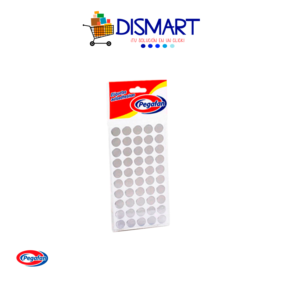 Etiqueta de Circulos Plata