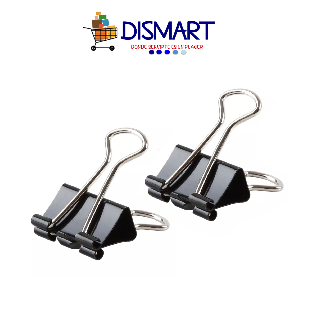 Binder Clip (Prensa Papeles) Negro - 41mm