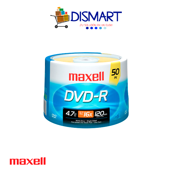 DVD-R 16X SPINDLE 50 BULK MAXELL