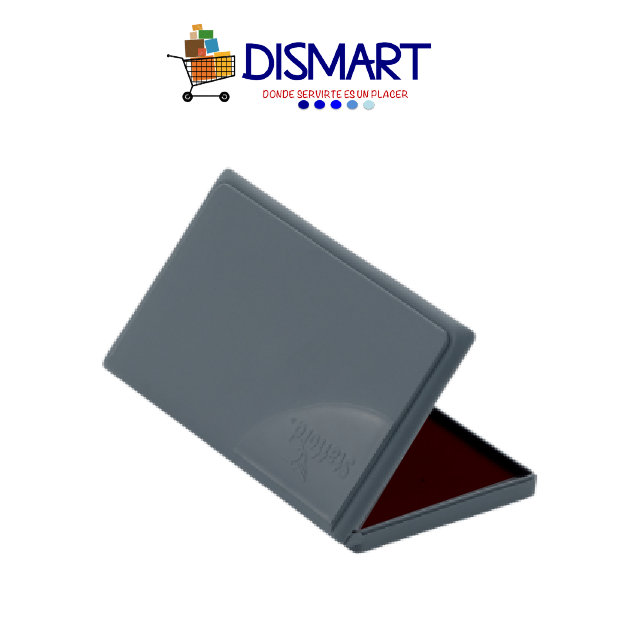 Almohadilla p/sellos base plástica 16 x 8.5 cm. Rojos. Stafford