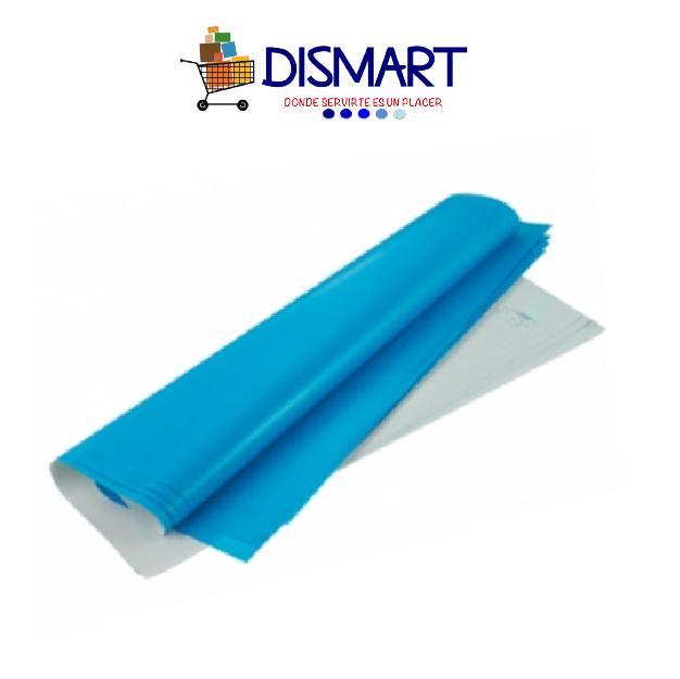 Papel Lustre Pliego Celeste