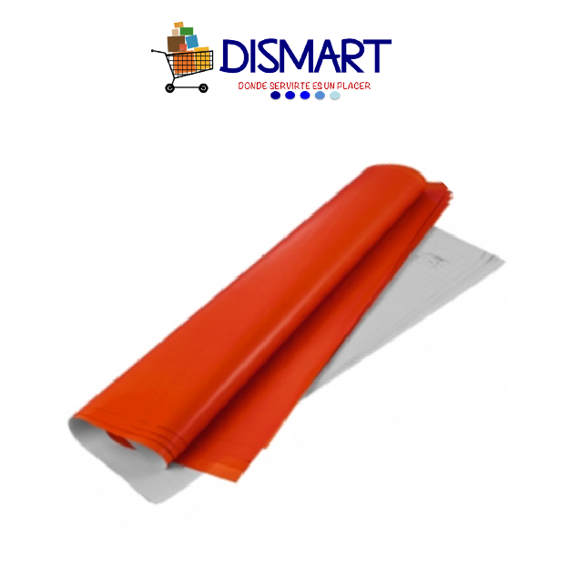 Papel Lustre Pliego Naranja