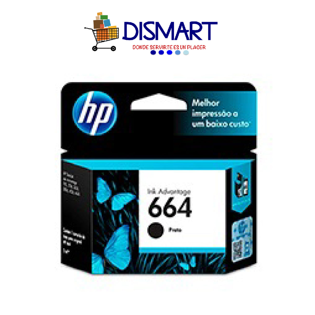 Cartucho Original HP Negro 664