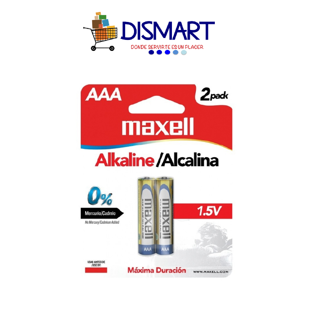 Batería Alcalina AAA Blíster x 2 - Maxell