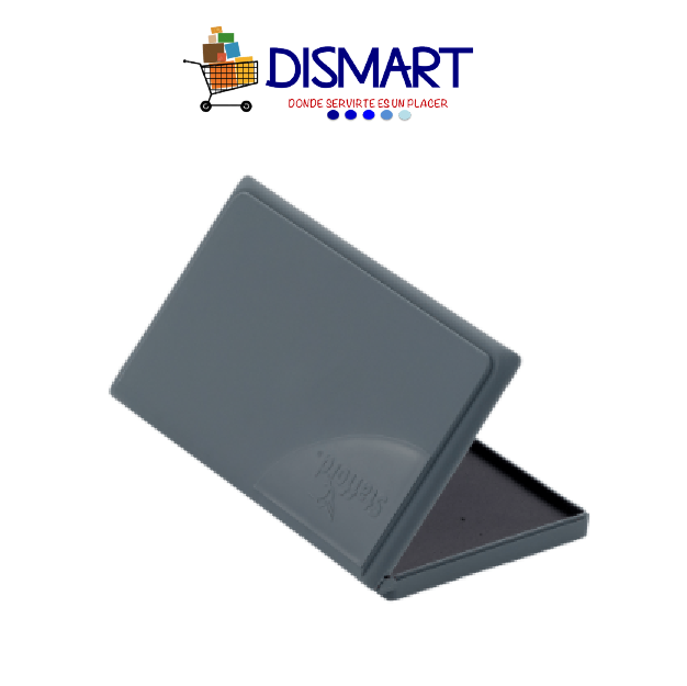 Almohadilla p/sellos base plástica 16 x 8.5 cm. Negro. Stafford