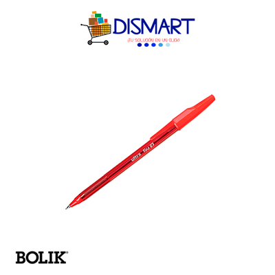 Boligrafo punto fino 0.7mm Rojo - Bolik Ultra Fino