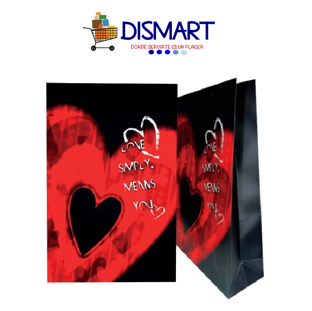 Bolsa De Regalo Con Corazón Grande