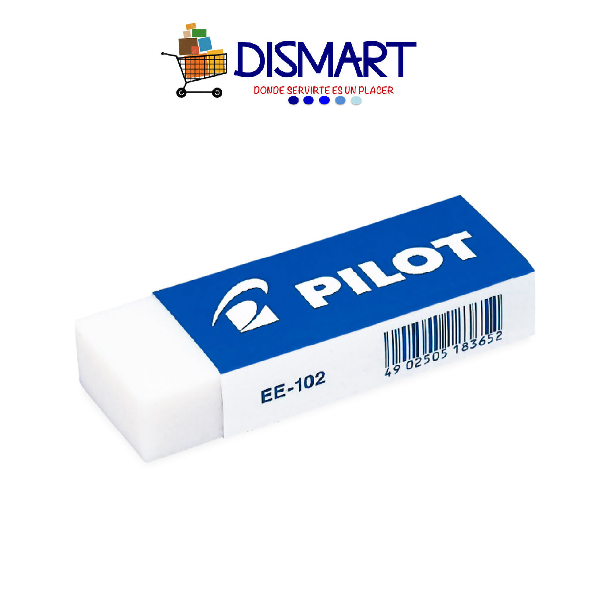 Borrador Blanco Escolar Protector Cartón - Pilot