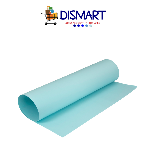 Cartulina Pliego 25.5"x30.5". Color Celeste. S/M