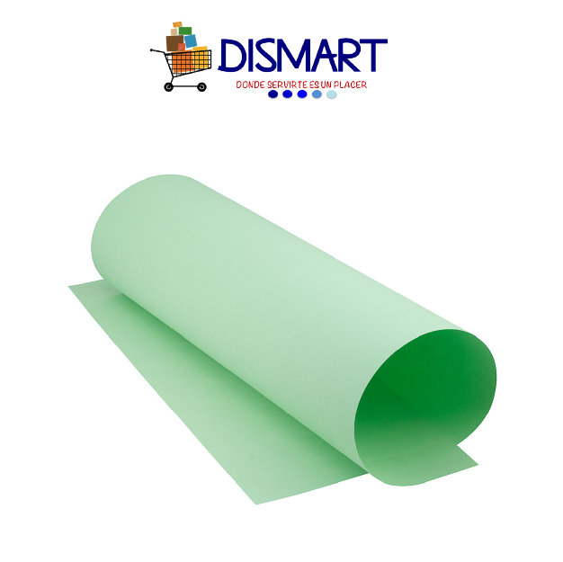 Cartulina Pliego 25.5"x30.5". Color Verde. S/M