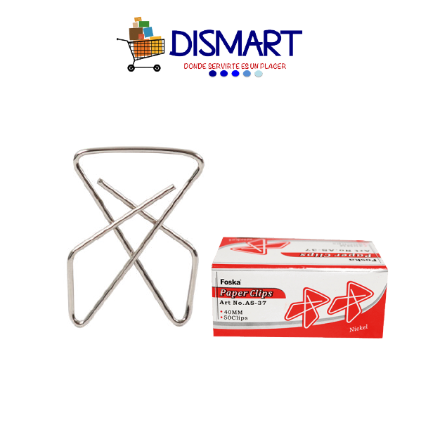 Clip Mariposa #2 (40mm) Caja 50pcs