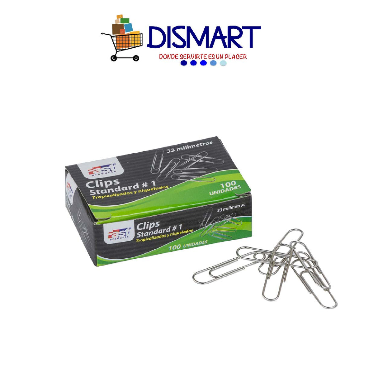 Clip Estándar Niquelado - 33mm