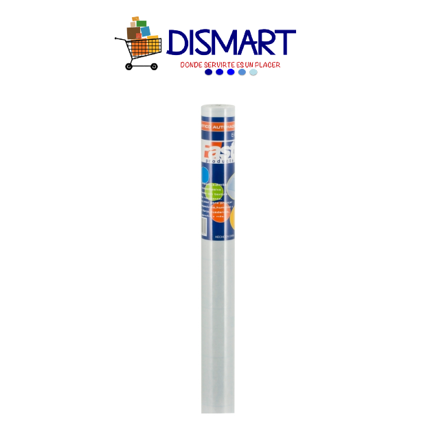 Plástico adhesivo contac rollo 45cm x 3mt. Blanco. Fast