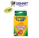 Crayon de Cera Crayola 12 Colores JUMBO (CM520312)