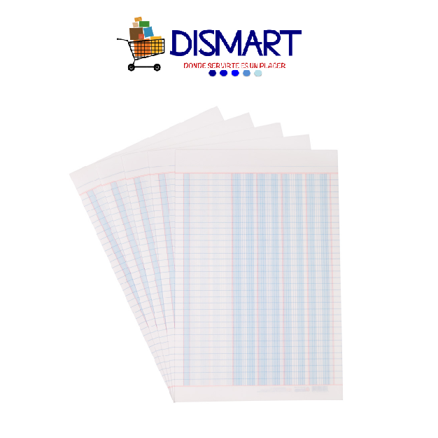 Cuadernillo de 4 Columnas Oficio. S/M.