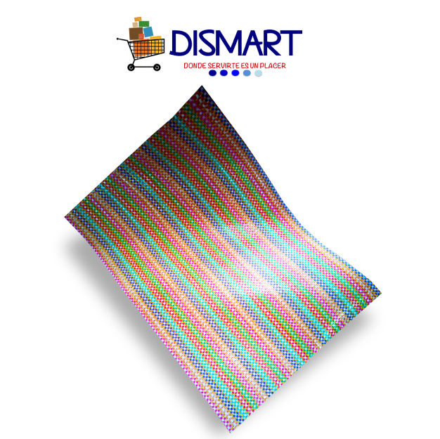 Foami Estampado Pliego 50x70cm Arcoíris . Continental