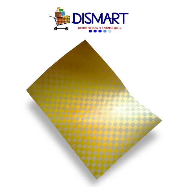 Foami Estampado Pliego 50x70cm Cuadros Dorado . Continental.