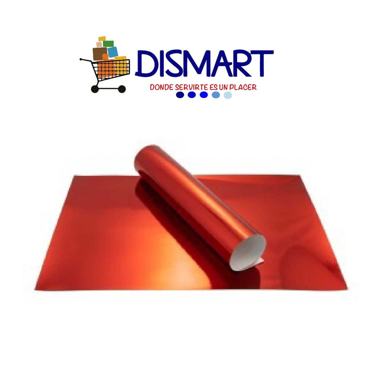 Cartulina Esmaltada 50x70cm. 220 Gramos. Rojo.