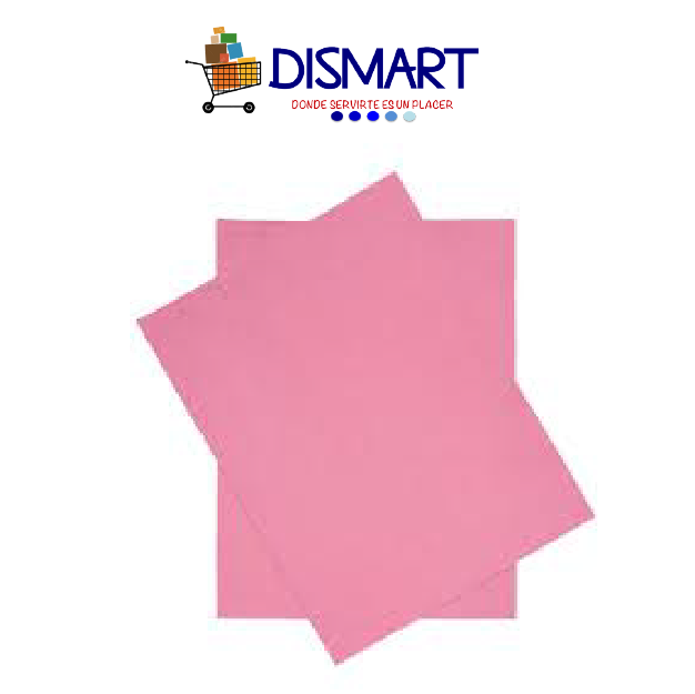 Fieltro Hojas Carta Rosa. Continental.