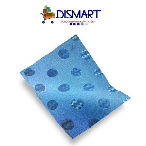 Foami Estampado Pliego 50x70cm Circulo Celeste . Continental
