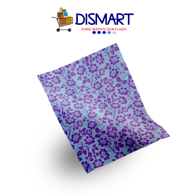 Foami Estampado Pliego 50x70cm Flores Fucsia . Continental