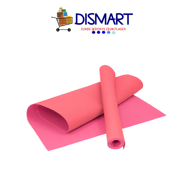 Foami Brillantina Pliego 50x70cm Rosado . Continental